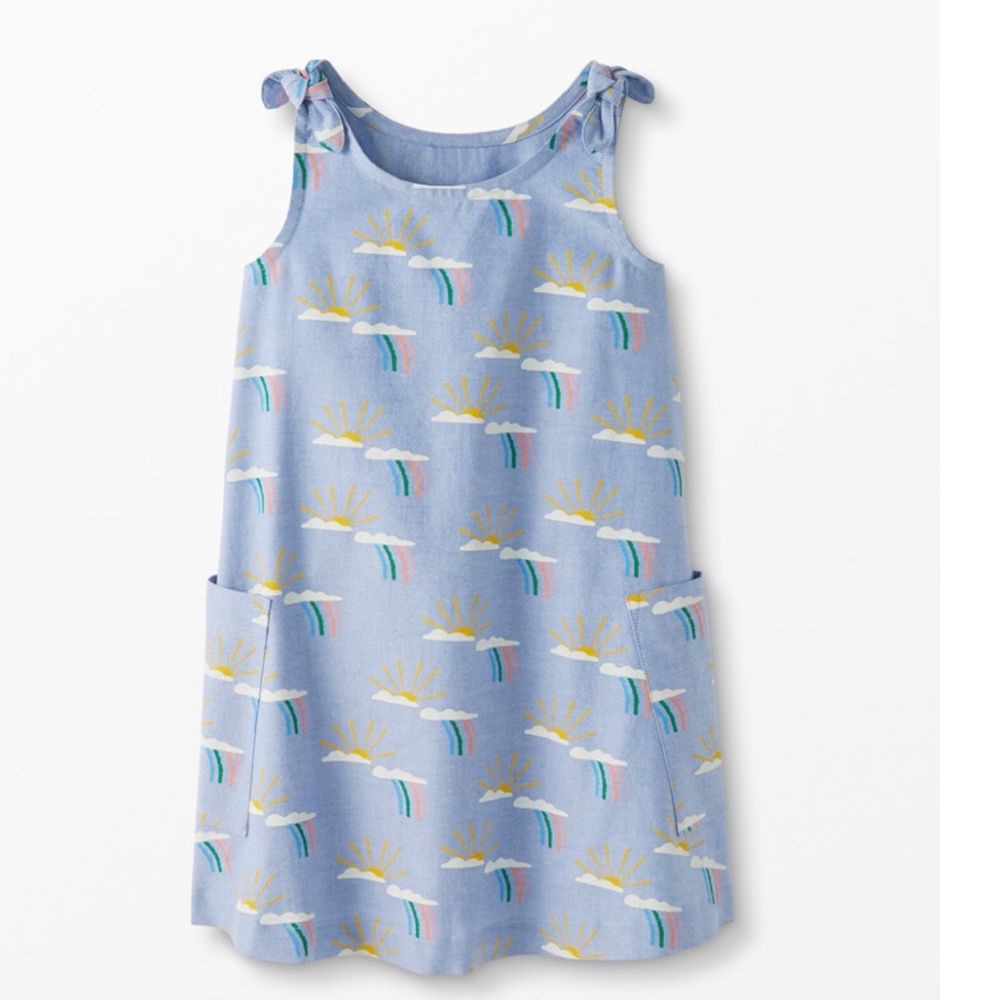 NWT Hanna Andersson Sunshine and Rainbow Dress - 8